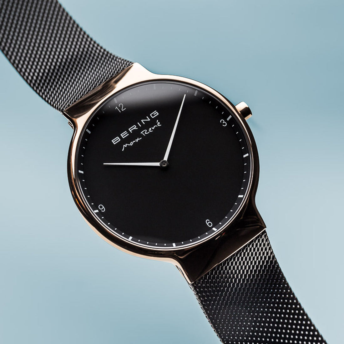 Bering Max René Polished Rose Gold Watch-PEROZ Accessories