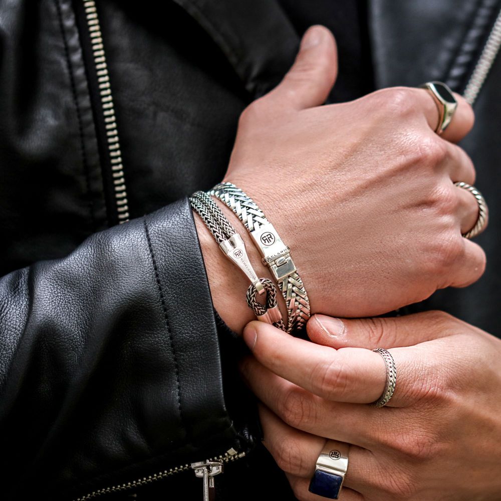 Rebel and Rose Double Hooked Bracelet-PEROZ Accessories