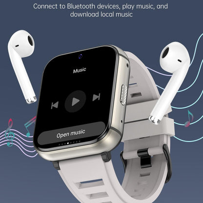 4G Smart Watch With 1.99 Inch Screen Android 9.0 4Gb+64Gb - Silver-Smart Watches-PEROZ Accessories