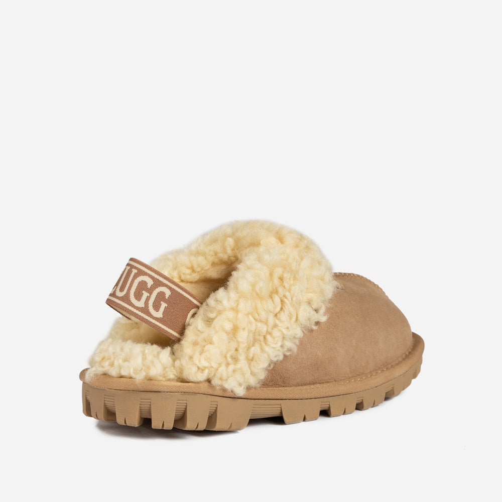 Ugg Coquette Curly Slipper (Elastic Backstrap)-LADIES UGG-PEROZ Accessories