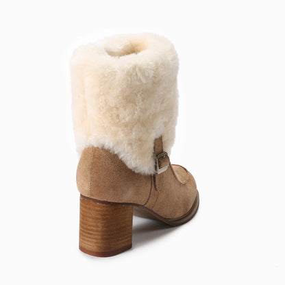 Ugg Presley Platform Ankle Boots-Boots-PEROZ Accessories