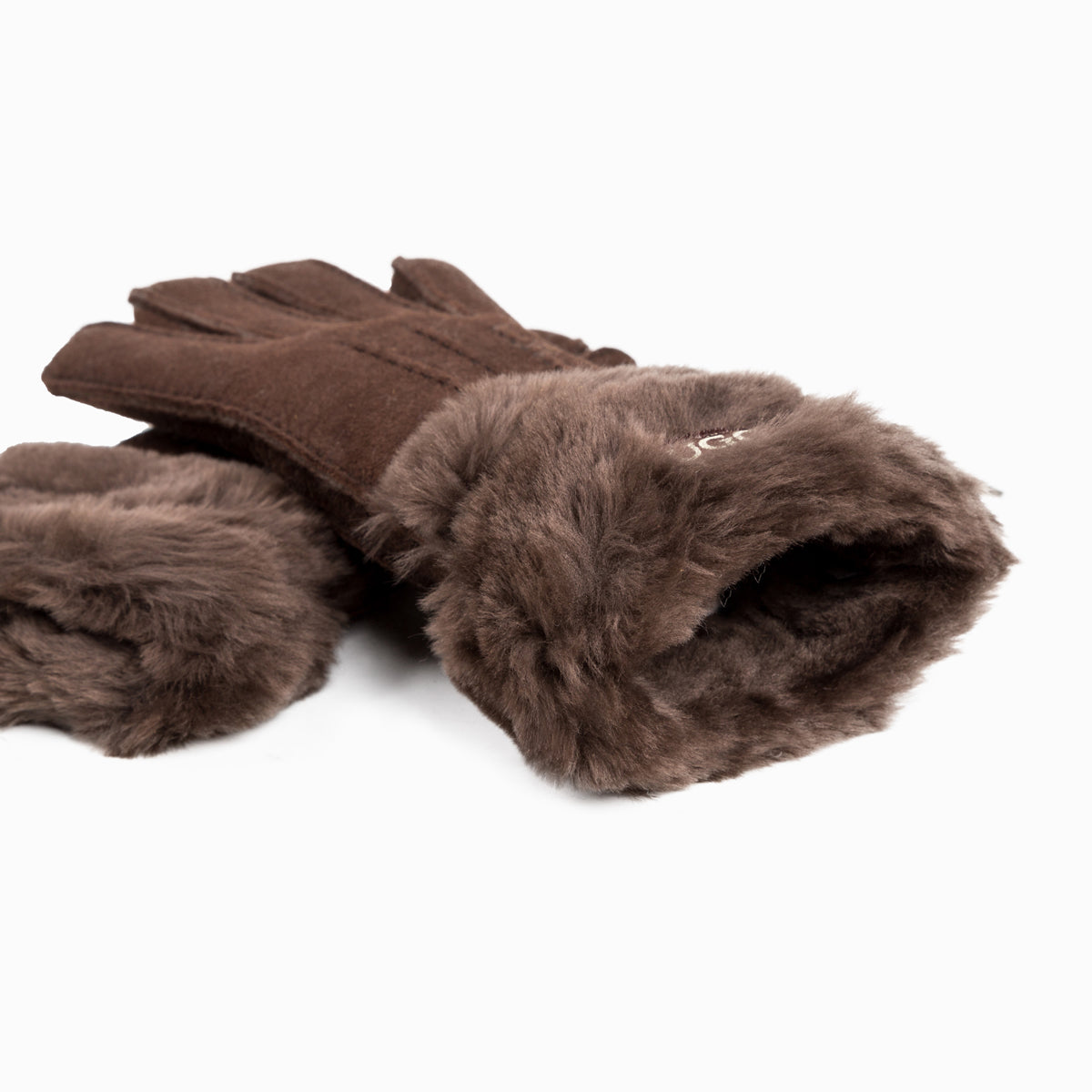 Ugg Sheepskin Double Cuff Glove-Gloves-PEROZ Accessories
