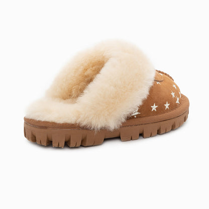 Ugg Kids Coquette Slippers With Star Print-Slippers-PEROZ Accessories