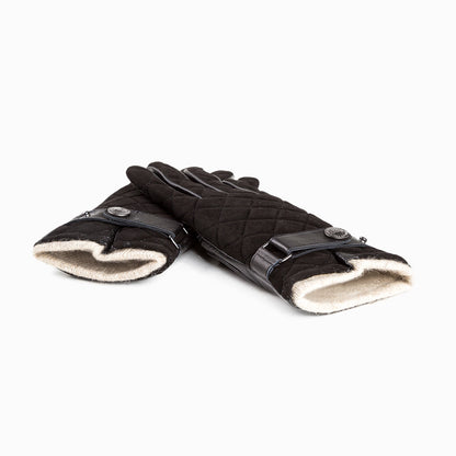 Ugg Ladies Quilted Ts Glove-Gloves-PEROZ Accessories