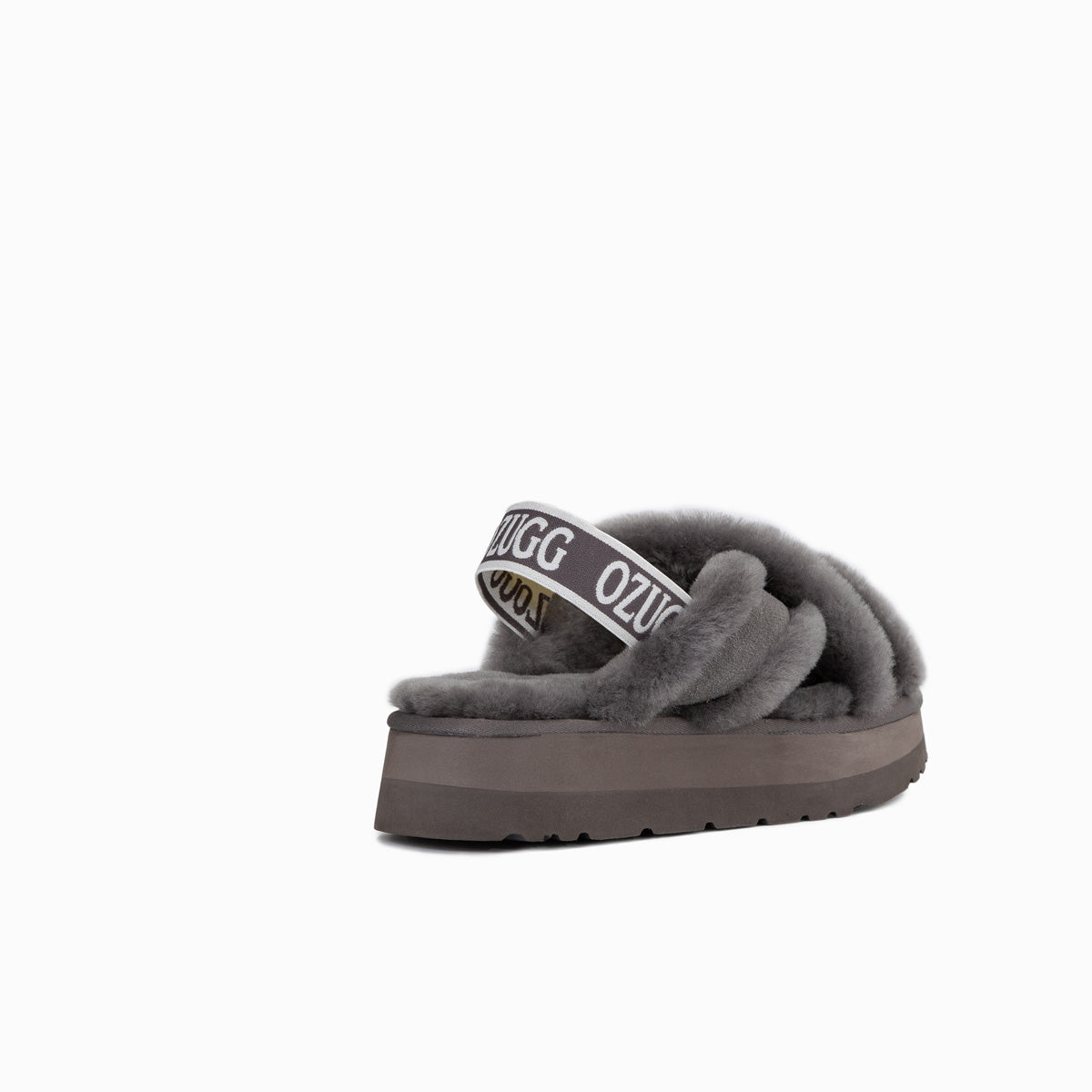 Ugg Adele Platform Slipper(Elastic Backstrap) (Water Resistant)-Slippers-PEROZ Accessories