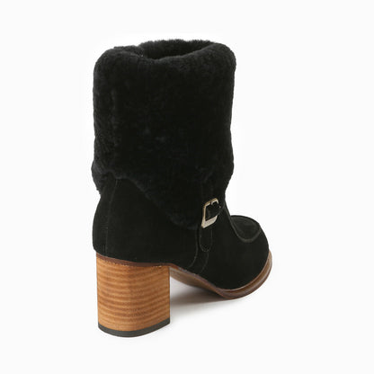 Ugg Presley Platform Ankle Boots-Boots-PEROZ Accessories