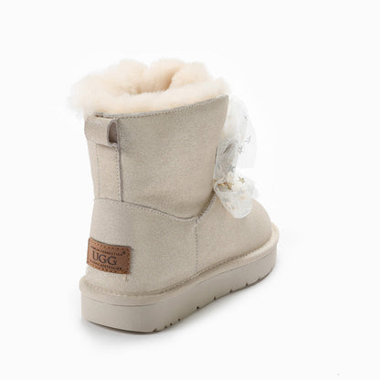 Ugg Brooke Bling Bows Boots-Boots-PEROZ Accessories