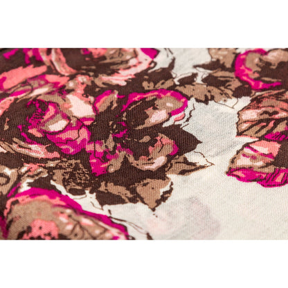 100% Australian Wool Print Scarf Red and Leopard-Scarves-PEROZ Accessories