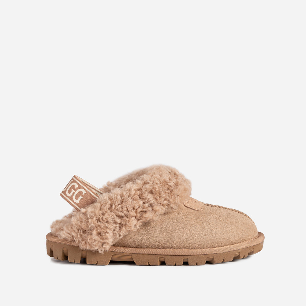 Ugg Coquette Curly Slipper (Elastic Backstrap)-LADIES UGG-PEROZ Accessories