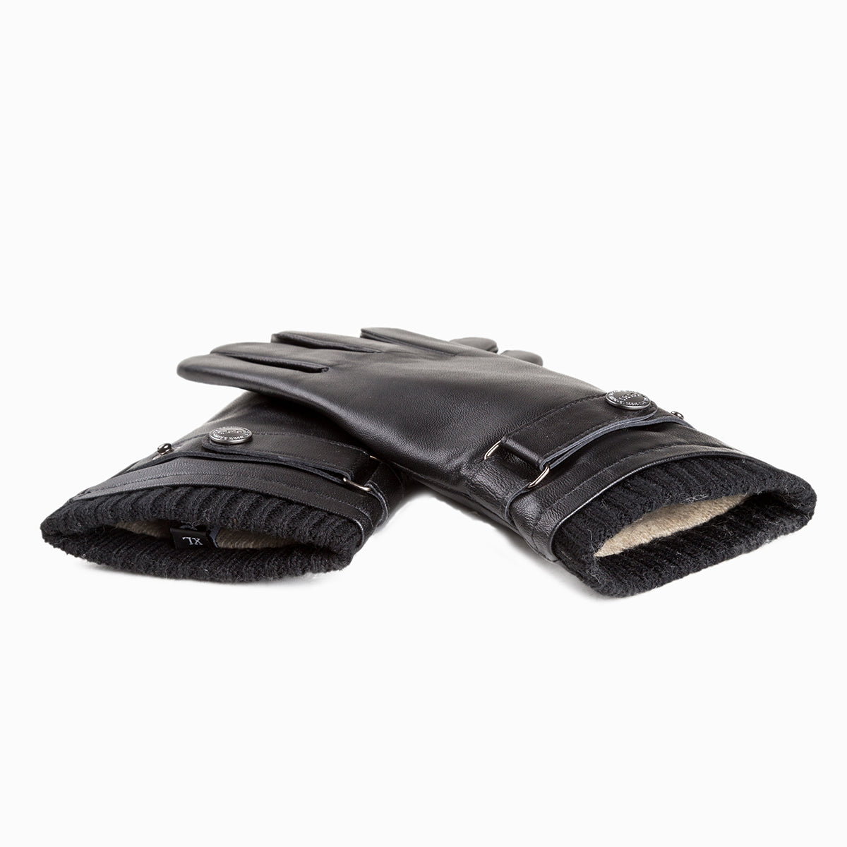 Ugg Mens Silver Stud Tab Glove (Touch Screen)-Gloves-PEROZ Accessories