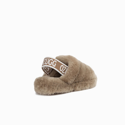 Ugg Kids Brooklyn Fluff Slide-Slides-PEROZ Accessories