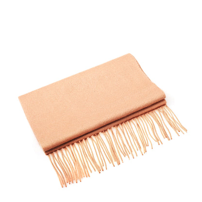Ugg 100% Wool Scarf Beige-Scarves-PEROZ Accessories