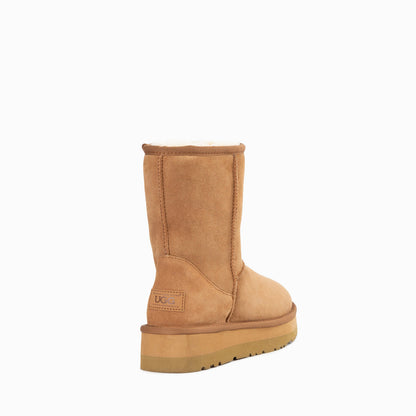 Ugg Classic Platform Short Boots (Water Resistant)-Boots-PEROZ Accessories