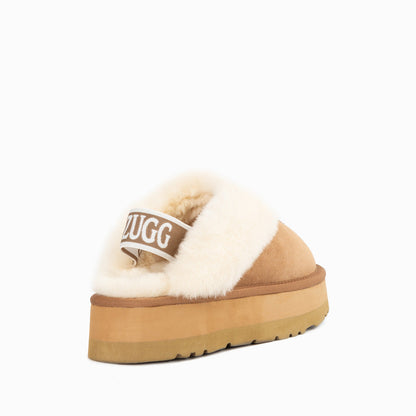 Ugg Coquette Platform Slipper (Elastic Backstrap)(Water Resistant)-Slippers-PEROZ Accessories