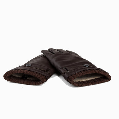 Ugg Mens Silver Stud Tab Glove (Touch Screen)-Gloves-PEROZ Accessories