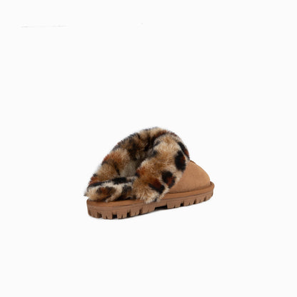 Ugg Kids Coquette Slipper (Leopard Print)(Water Resistant)-Slippers-PEROZ Accessories