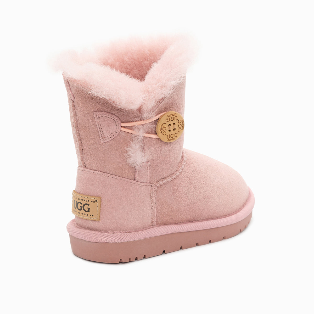 Ugg Kids Ugg Button Boots (Water Resistant)-Kid Boots-PEROZ Accessories