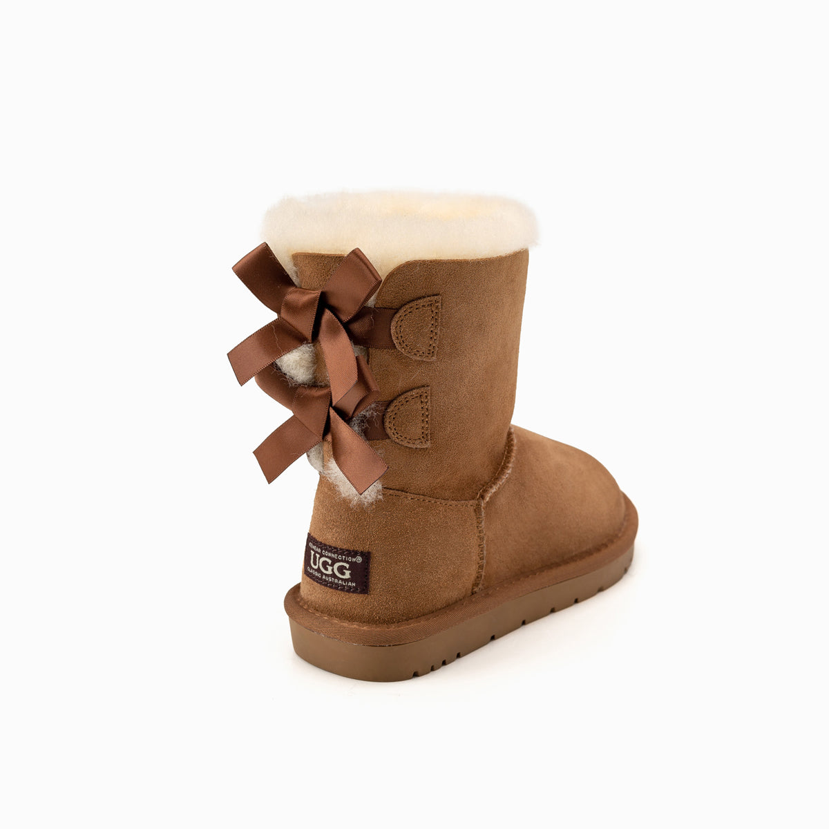 Ugg Kids 2 Ribbon Boots (Water Resistant)-Kid Boots-PEROZ Accessories