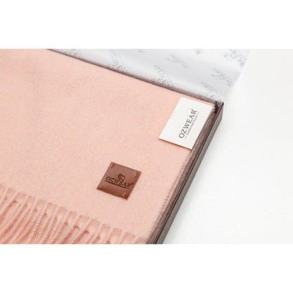 100% Wool Scarf Baby Pink-Scarves-PEROZ Accessories
