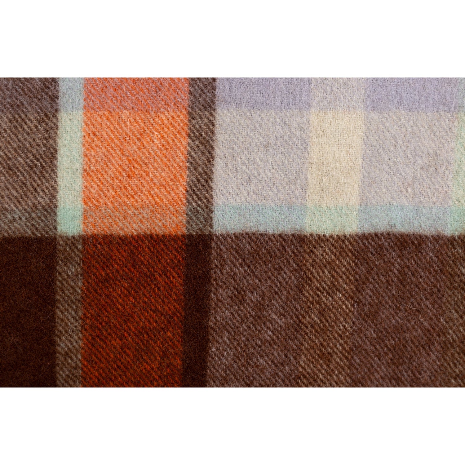 Ugg 100% Wool Scarf Maroon and Light Grey Check-Scarves-PEROZ Accessories