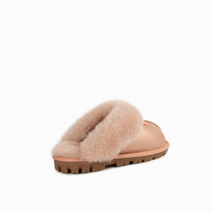 Ugg Coquette Metallic Slipper-Slippers-PEROZ Accessories