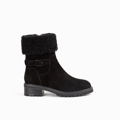 Ugg Violet Ankle Zip Boots-Boots-PEROZ Accessories