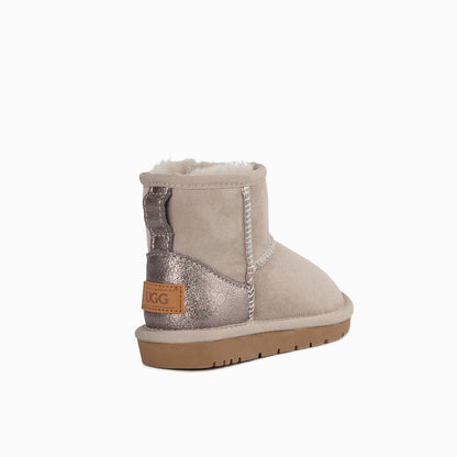 Ugg Kids Classic Mini (Glitz) Boots (Water Resistant)-Kid Boots-PEROZ Accessories