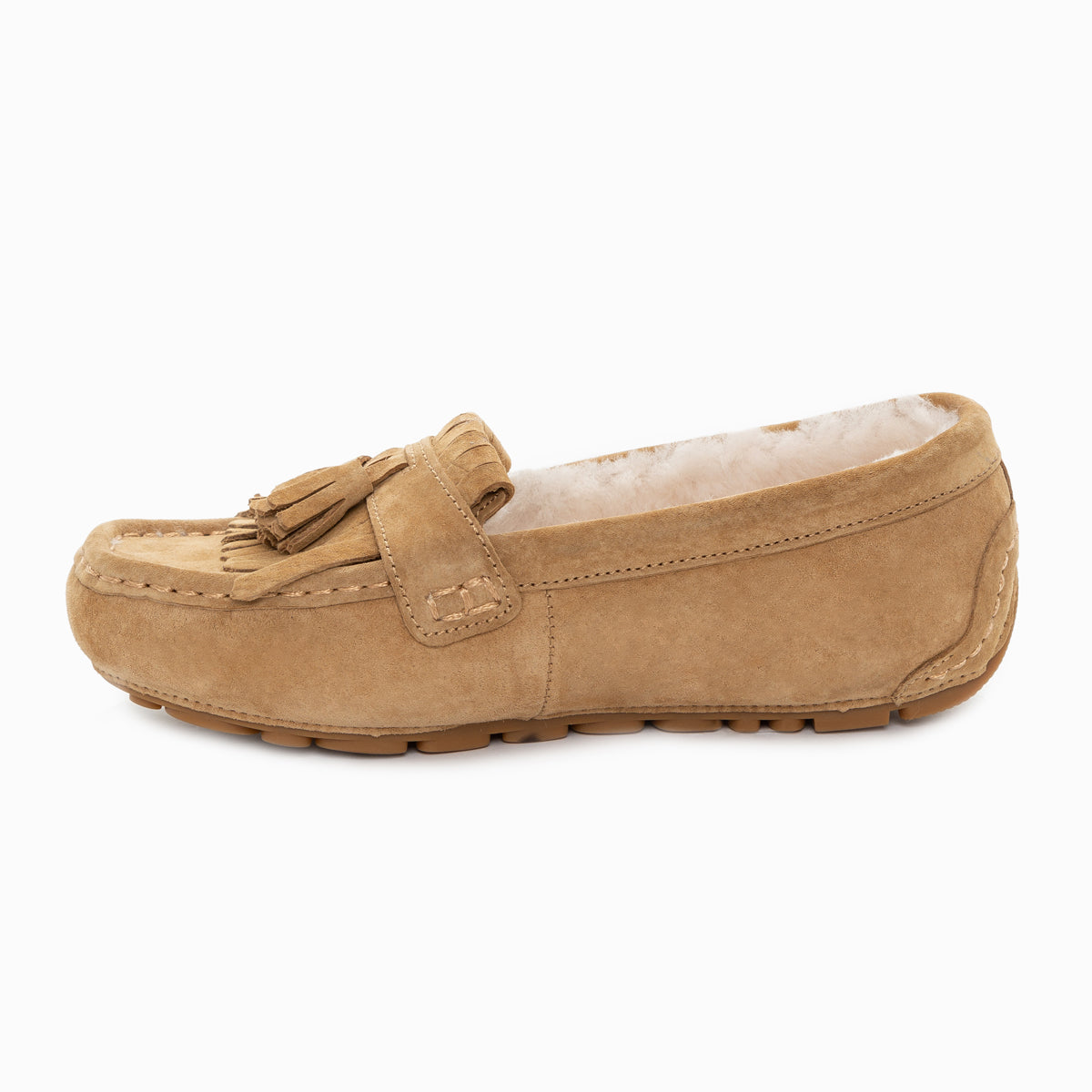 Ugg Rylee Tassel Moccasins (Inner Wedge)-Loafers &amp; Moccasins-PEROZ Accessories