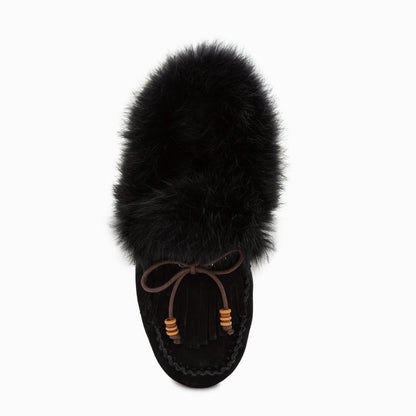 Ugg Fluff Tassel Moccasin (Inner Wedge)-Loafers &amp; Moccasins-PEROZ Accessories