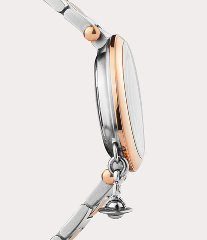 Vivienne Westwood Orb Watch Rose Gold Two Tone-PEROZ Accessories