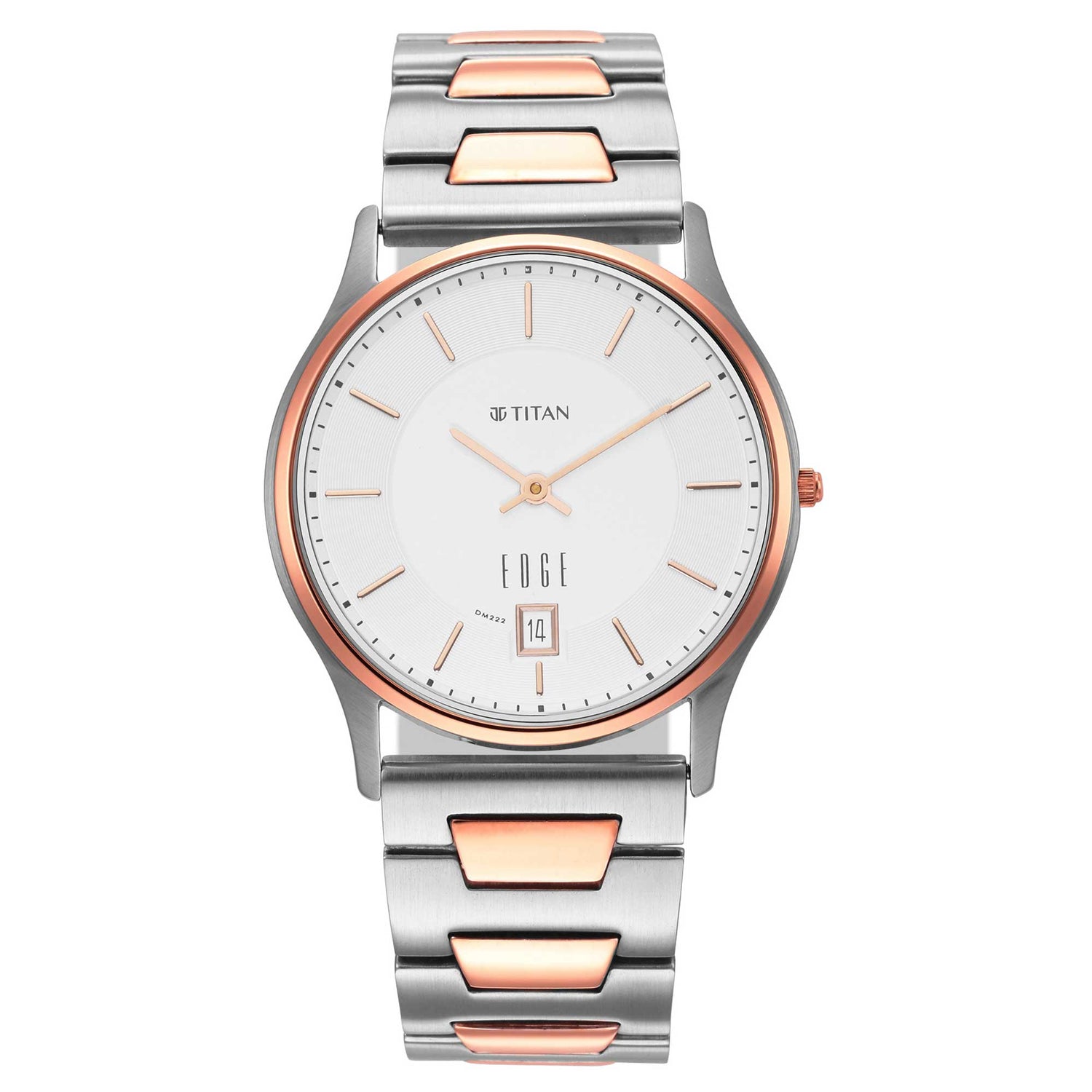 Titan Quartz Analogue Silver Dial Stainless Steel Strap Watch for Men-PEROZ Accessories