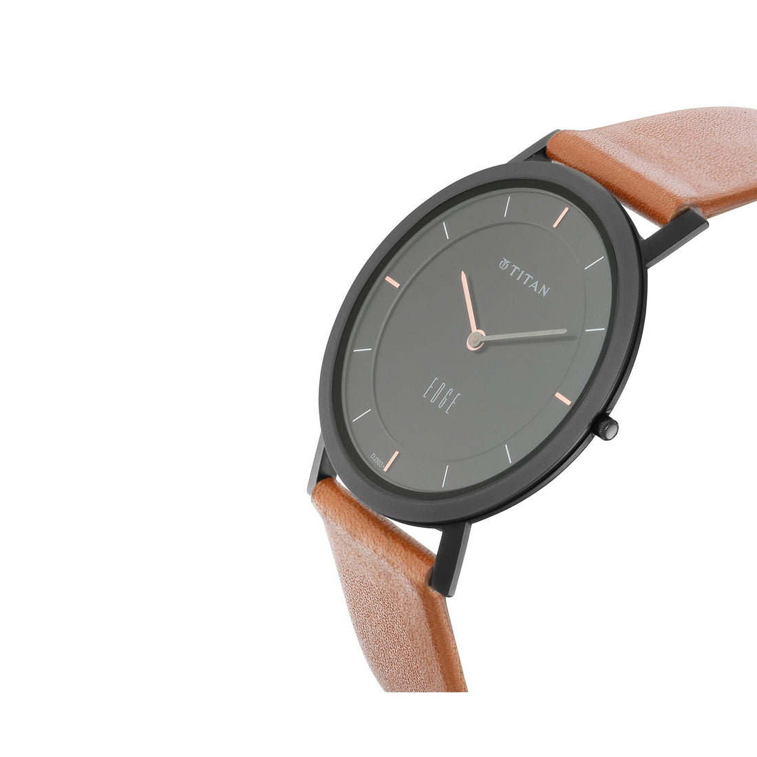 Titan Quartz Analogue Black Dial Leather Strap Watch for Men-PEROZ Accessories