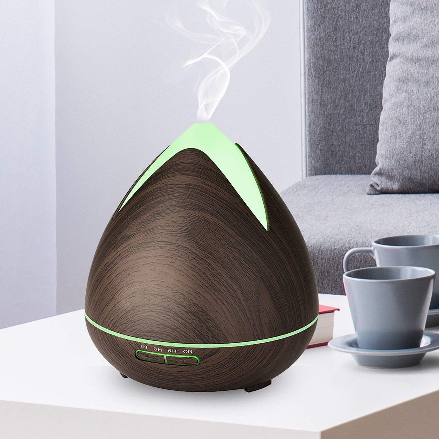 Essential Oils Ultrasonic Aromatherapy Diffuser Air Humidifier Purify 400ML-Home Fragrances-PEROZ Accessories