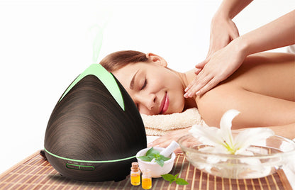 Essential Oils Ultrasonic Aromatherapy Diffuser Air Humidifier Purify 400ML-Home Fragrances-PEROZ Accessories