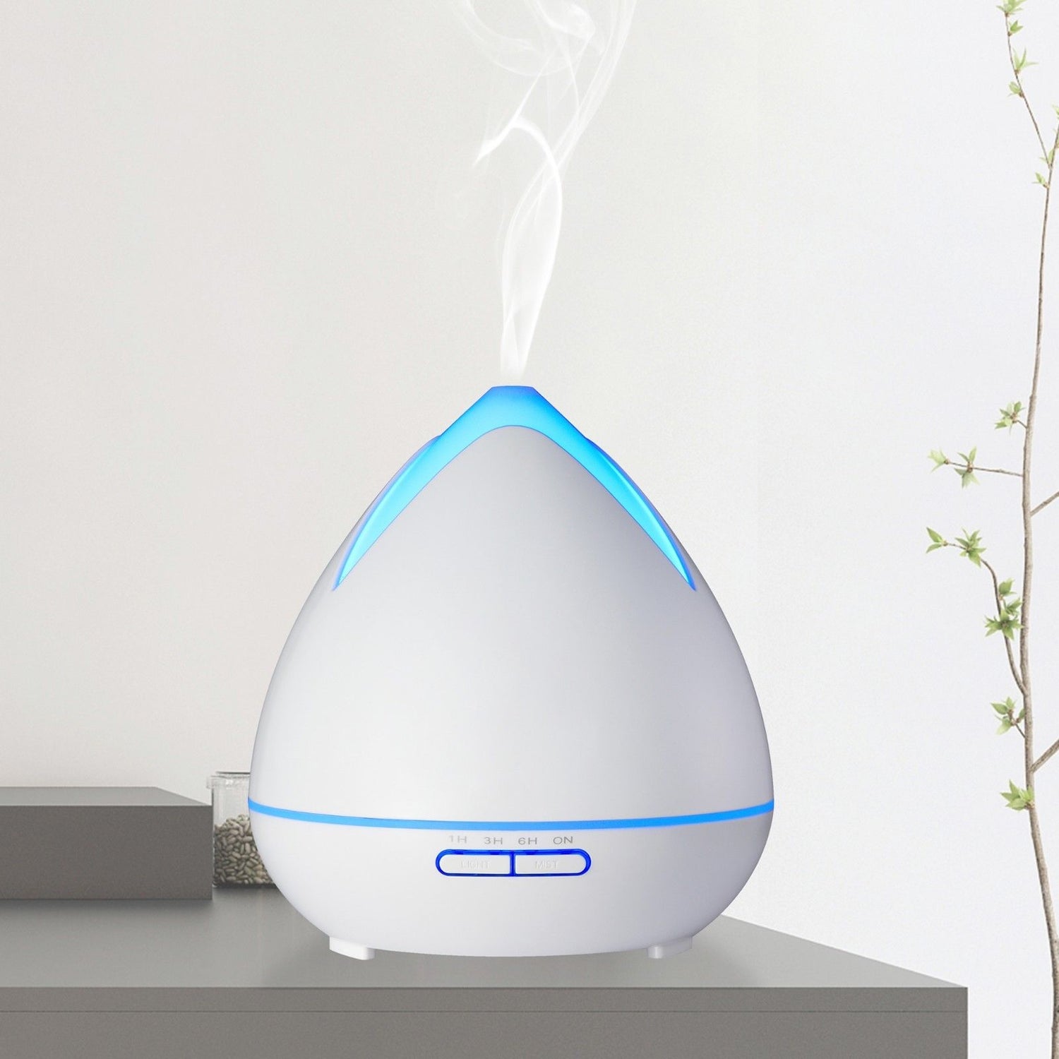 Essential Oils Ultrasonic Aromatherapy Diffuser Air Humidifier Purify 400ML-Home Fragrances-PEROZ Accessories