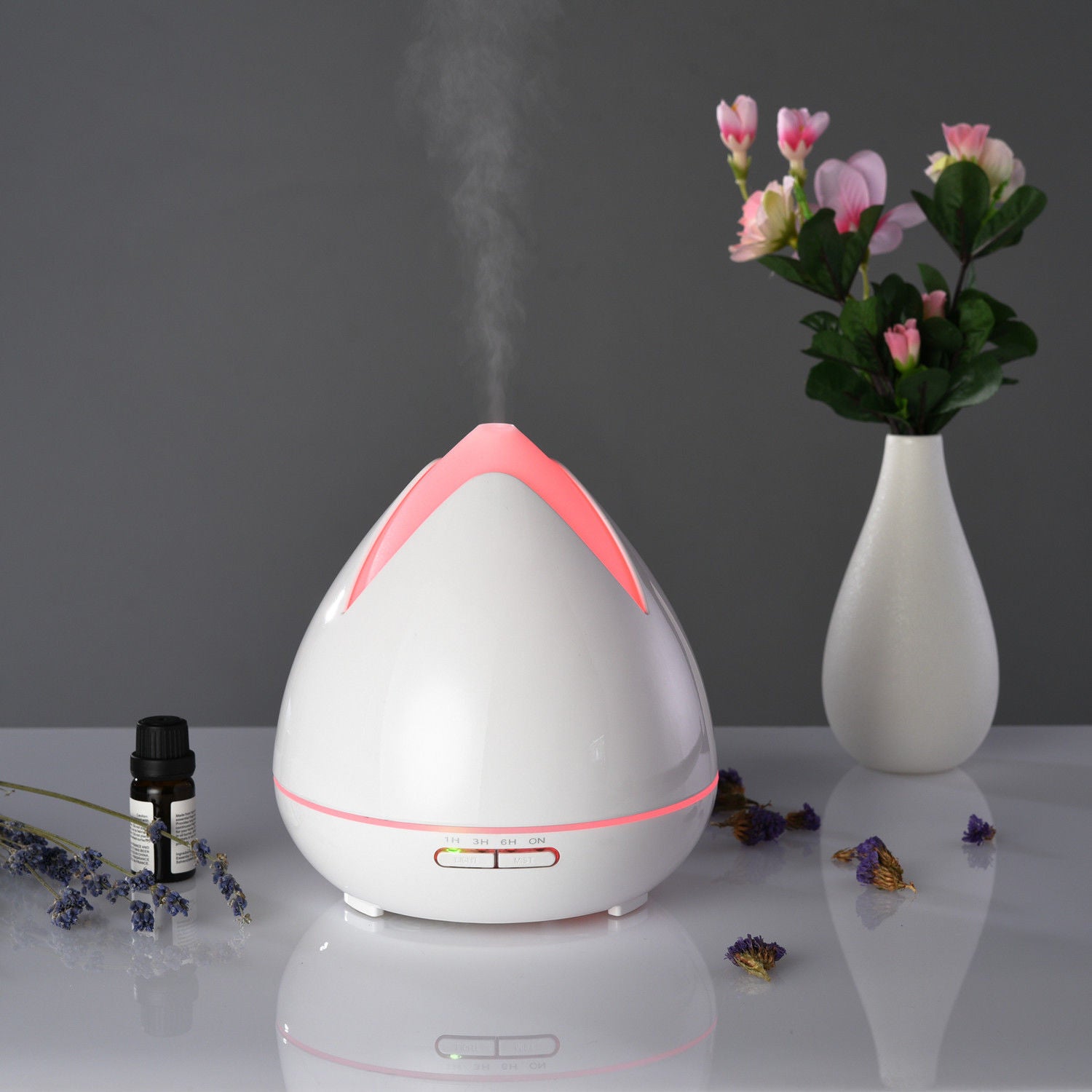 Essential Oils Ultrasonic Aromatherapy Diffuser Air Humidifier Purify 400ML-Home Fragrances-PEROZ Accessories