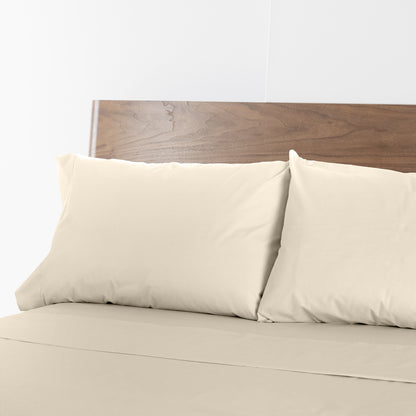 Renee Taylor 1500 Thread Count Pure Soft Cotton Blend Flat &amp; Fitted Sheet Set-Bed Linen-PEROZ Accessories