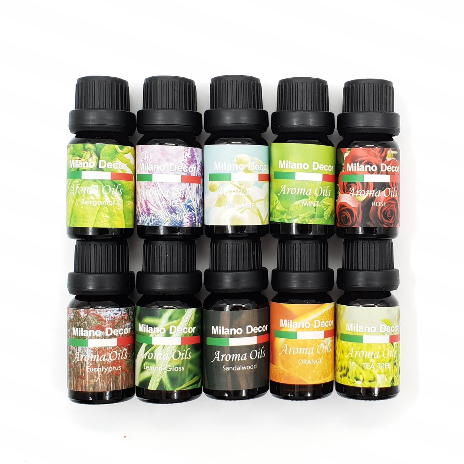 Aroma Diffuser Oils Aromatherapy Fragrance 10ml Gift Pack-Home Fragrances-PEROZ Accessories