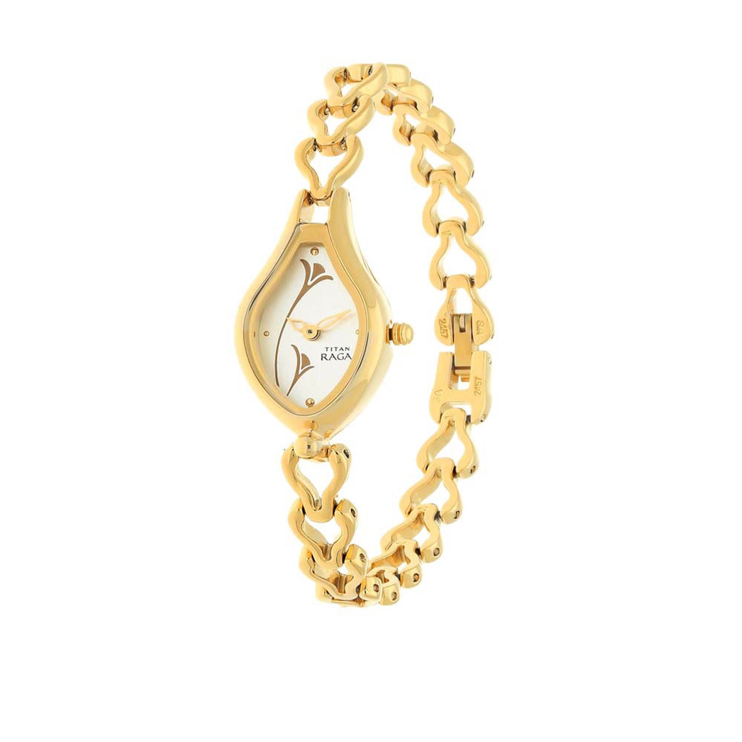 Titan Raga Silver Dial Women Watch With Metal Strap-PEROZ Accessories