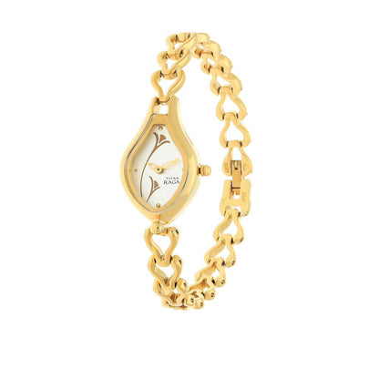 Titan Raga Silver Dial Women Watch With Metal Strap-PEROZ Accessories