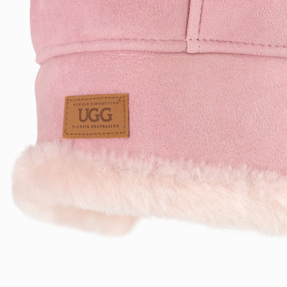Ugg Sheepskin Upflap Hat-Hats-PEROZ Accessories