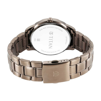Titan Regalia Opulent White Dial Watch for Men-PEROZ Accessories