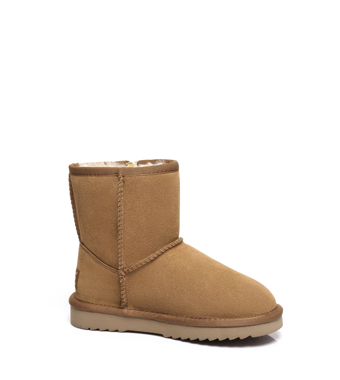 Australian Shepherd Kids Short Zipper UGG Boots - 571003-Boots-PEROZ Accessories