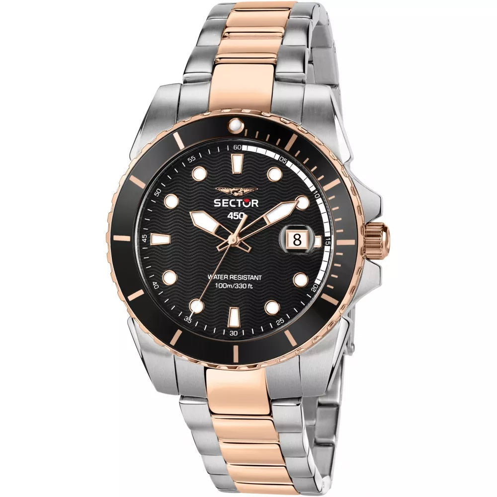 Sector 450 Two Tone Date Watch-PEROZ Accessories