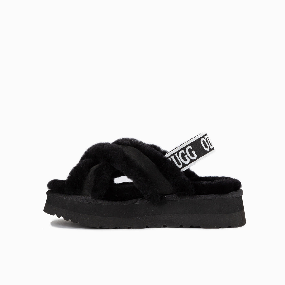 Ugg Adele Platform Slipper(Elastic Backstrap) (Water Resistant)-Slippers-PEROZ Accessories