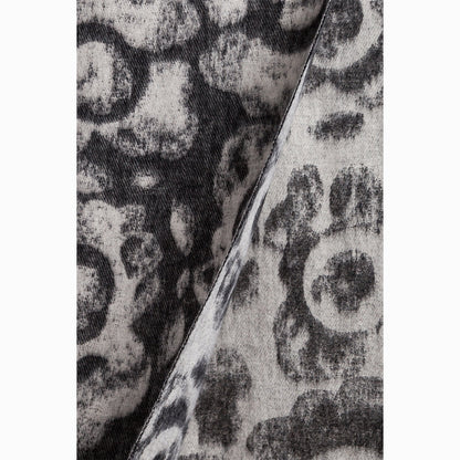 Ugg Cashmere &amp; Wool Scarf Charcoal and Grey-Scarves-PEROZ Accessories