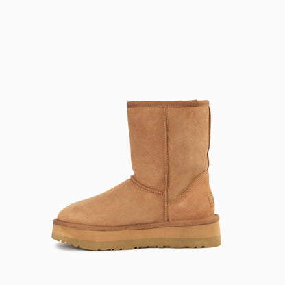 Ugg Classic Platform Short Boots (Water Resistant)-Boots-PEROZ Accessories