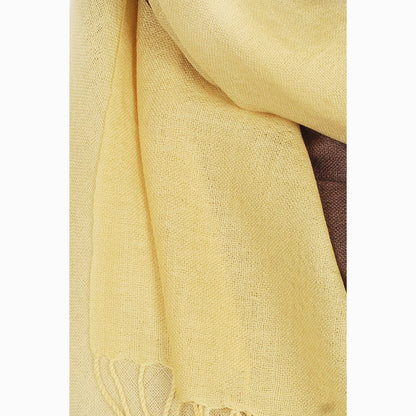 Ugg 100% Merino Wool Tie Dye Scarf Lemon and Brown-Scarves-PEROZ Accessories
