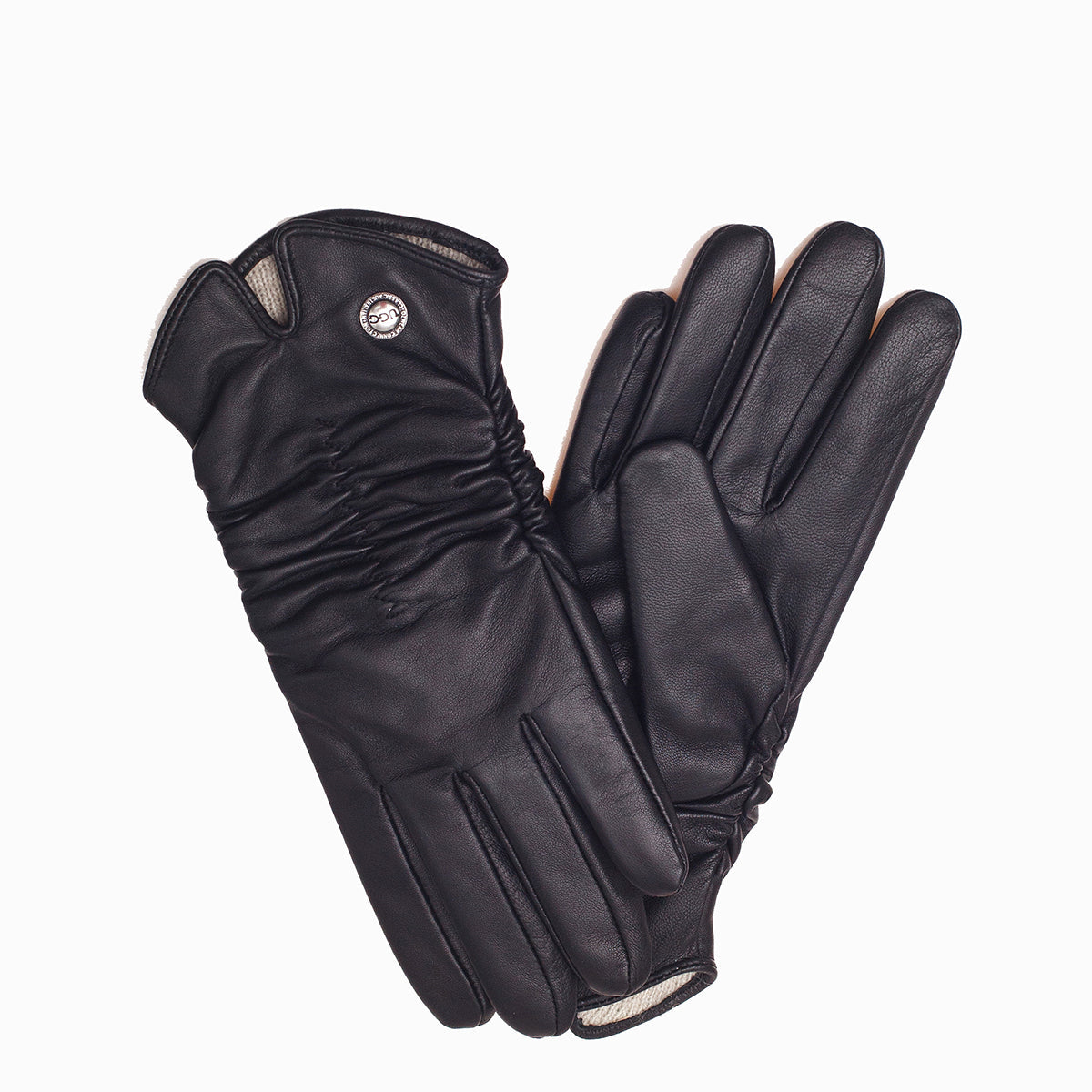Ugg Ladies Ruched Glove-Gloves-PEROZ Accessories