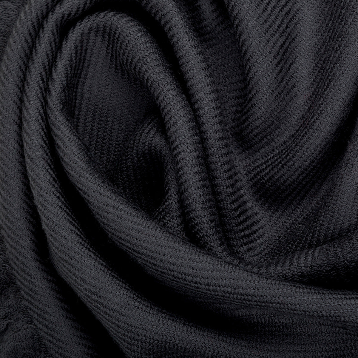 Ugg Fringed Check Wool Scarf Black-Scarves-PEROZ Accessories